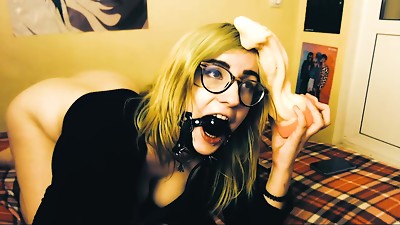 Bondage Bitch Fingering Herself... - Sadism & masochism toys